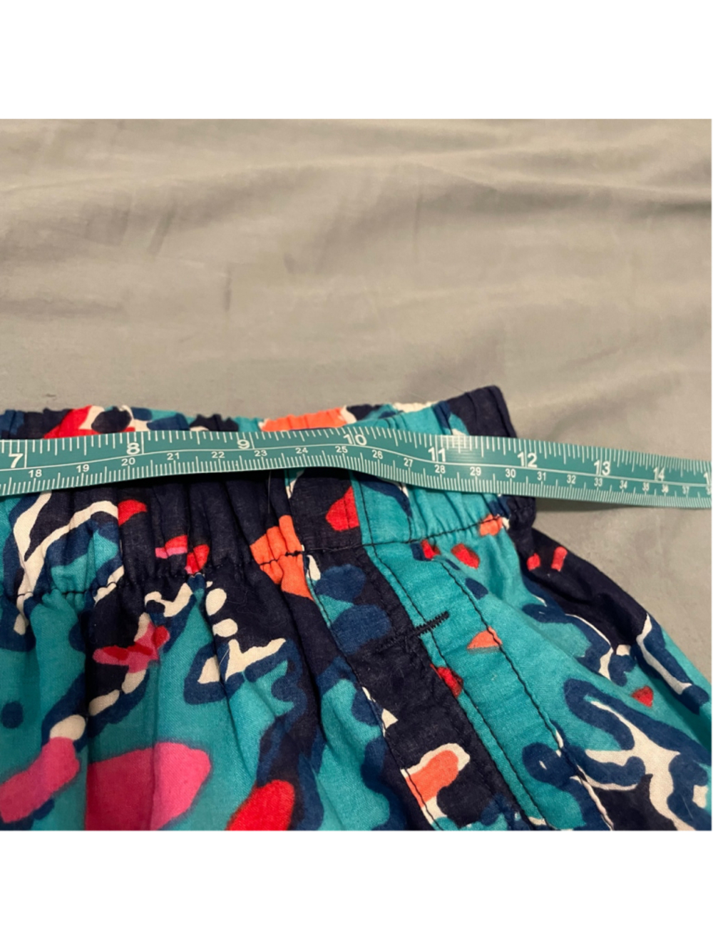 Women's Lilly Pulitzer Mini Skirt Size S Blue Pink Patterned coastal preppy - Picture 6 of 6